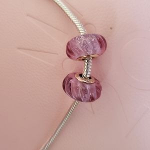 Pandora Pink/Purple Muranos